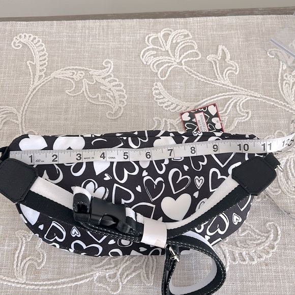 Brighton NWT Endless Love Hearts Nylon Fanny Pack/Belt Bag - Picture 13 of 15